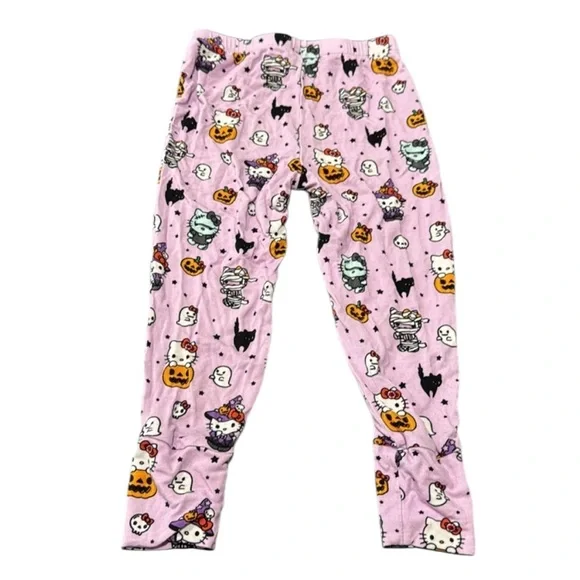 3- Posh Peanut Pajamas Sets Halloween Size 2T hello kitty bats Lot Bundle